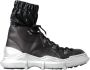 Dolce & Gabbana Luxe Zwarte High Top Sneaker Bootie Black Dames - Thumbnail 15