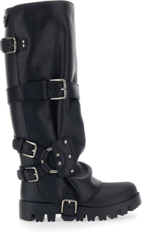 Dolce & Gabbana Zwarte Hoge Laarzen