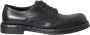 Dolce & Gabbana Zwarte Horse Leather Derby Dress Schoenen Black Heren - Thumbnail 1
