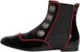 Dolce & Gabbana Zwarte Jackie Buttoned Chelsea Laarzen - Thumbnail 1