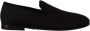 Dolce & Gabbana Elegante zwarte fluwelen loafers voor heren Black Heren - Thumbnail 16