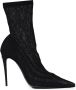 Dolce & Gabbana Enkellaarsjes met kanten en stilettohak Black Dames - Thumbnail 1