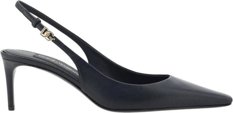 Dolce & Gabbana Zwarte Kitten Heel Pumps