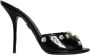 Dolce & Gabbana Parel versierde leren insteek sandalen Black Dames - Thumbnail 7