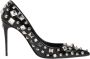 Dolce & Gabbana Zwarte Kristallen Stiletto Pumps Schoenen - Thumbnail 1