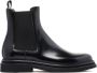 Dolce & Gabbana Kalfsleren Fussbett Merklabel Rubberen Zool Sandalen Black Heren - Thumbnail 11