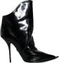 Dolce & Gabbana Zwarte Patentleren Logo Enkellaarzen Black Dames - Thumbnail 7