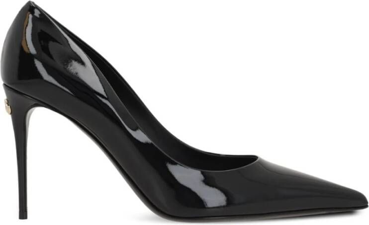 Dolce&Gabbana Hoge hakken Black Patent Leather Pumps in zwart