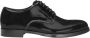 Dolce & Gabbana Zwarte Lakleren Veterschoenen Black Heren - Thumbnail 1