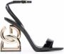 Dolce & Gabbana Hoge sandalen met hak 'Keira' Zwart Dames - Thumbnail 1