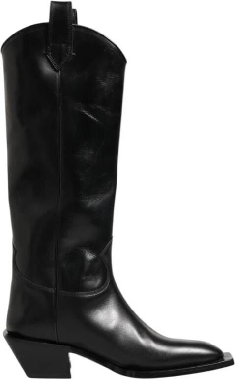 Dolce & Gabbana Zwarte leren Biker Boots
