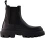 Dolce & Gabbana Chelsea Boots van geborsteld leer met iconische logo plaque Black Heren - Thumbnail 1