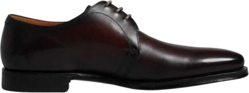 Dolce & Gabbana Zwarte Leren Derby Veterschoenen Black Heren