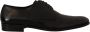 Dolce & Gabbana Elegante Zwarte Leren Derby Schoenen Black Heren - Thumbnail 16