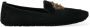 Dolce & Gabbana Elegante Zwarte Leren Loafer Slides met Gouden Borduursel Black Heren - Thumbnail 7