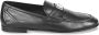 Dolce & Gabbana Zwarte Leren Mocins met Zachte Constructie en Metalen Plaatje Black Heren - Thumbnail 3
