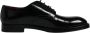 Dolce & Gabbana Zwarte Leren Oxford Schoenen Black Heren - Thumbnail 1
