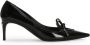 Dolce & Gabbana Zwarte leren pumps met gouden logo Black Dames - Thumbnail 8