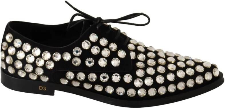 Dolce & Gabbana Zwarte Leren Schoenen voor Black