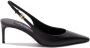 Dolce & Gabbana Zwarte leren slingback pumps met gesp - Thumbnail 1
