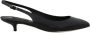Dolce & Gabbana Zwarte Leren Slingbacks met Gespsluiting Black Dames - Thumbnail 1