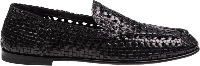 Dolce & Gabbana Zwarte Loafer Slof Elegante Stijl