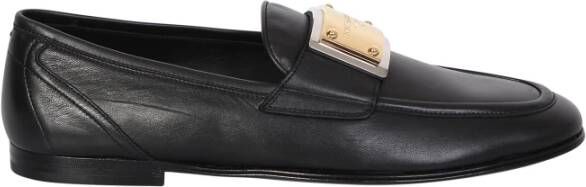 Dolce & Gabbana Zwarte Loafers voor Heren Black Heren