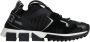 Dolce & Gabbana Zwarte Mesh Trekking Sneakers met Geribbelde Zool - Thumbnail 1