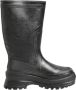 Dolce & Gabbana Zwarte Metallic Pull-On Regenlaarzen - Thumbnail 1