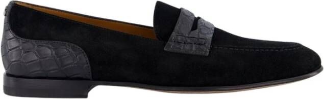 Dolce & Gabbana Zwarte Plaque Loafer voor Heren
