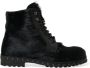 Dolce & Gabbana Zwarte Pony Leren Mid Calf Laarzen Black Dames - Thumbnail 1