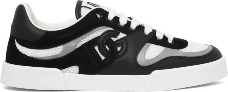 Dolce & Gabbana Zwarte Portofino Sneakers