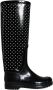 Dolce & Gabbana Polka Dot Glossy Rain Boots - Thumbnail 1