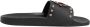 Dolce & Gabbana Zwarte Sacred Heart Slides Strandkleding Schoenen - Thumbnail 1