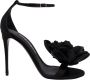 Dolce & Gabbana Zwarte sandalen met verstelbare monogram metalen band - Thumbnail 1