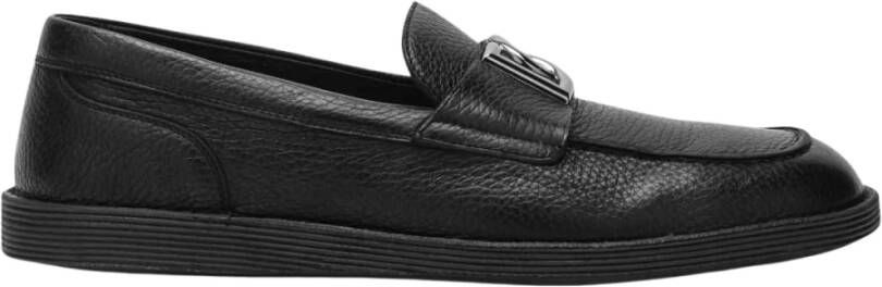 Dolce & Gabbana Zwarte Sandalen Mocassino Stijl - Foto 2