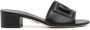 Dolce & Gabbana Leren hoge hakken slides Black Dames - Thumbnail 7