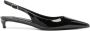 Dolce & Gabbana Zwarte Slingback Pumps van Lakleer met Lage Hak - Thumbnail 4