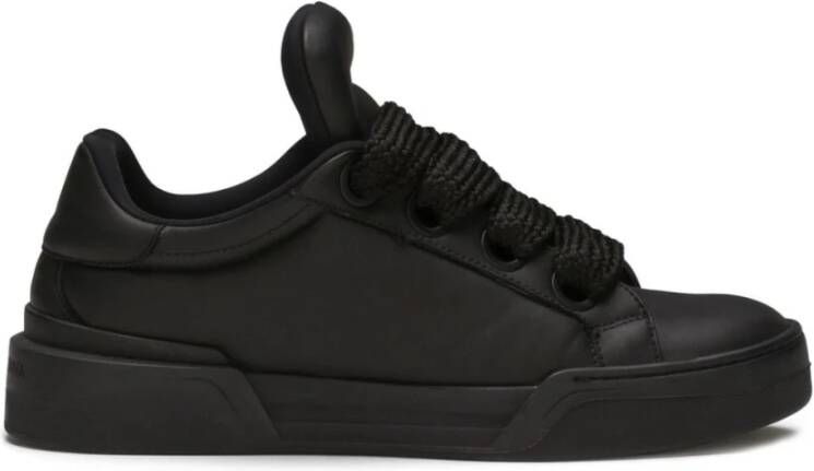 Dolce & Gabbana Zwarte Sneakers van Dolce Gabbana Black Heren