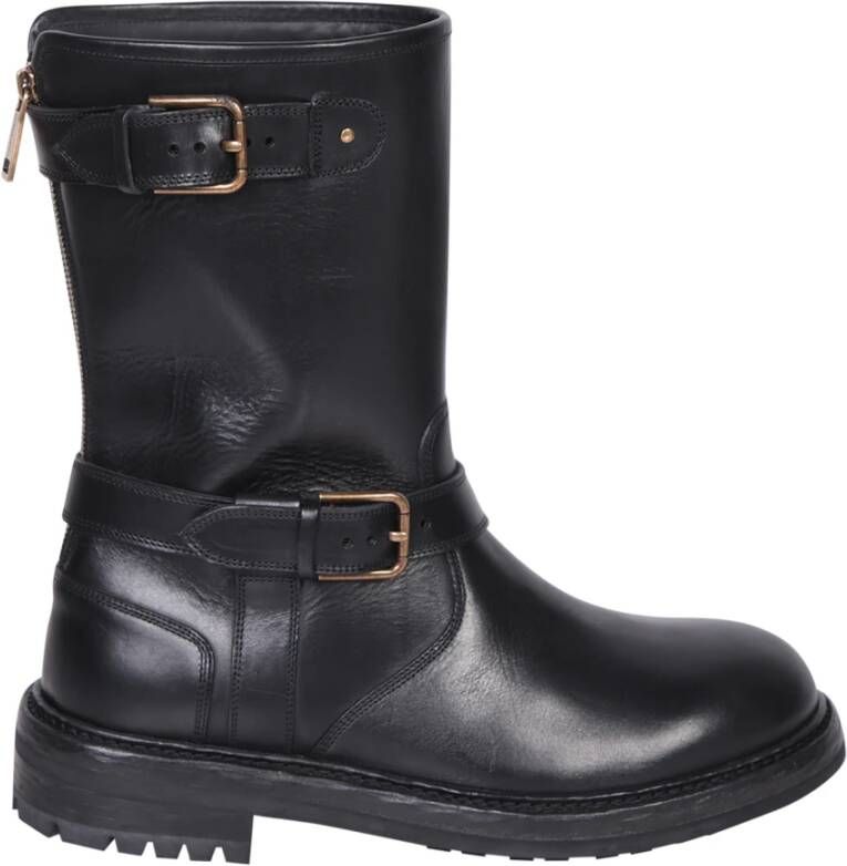 Dolce & Gabbana Zwarte Sneakers voor Mannen Aw23