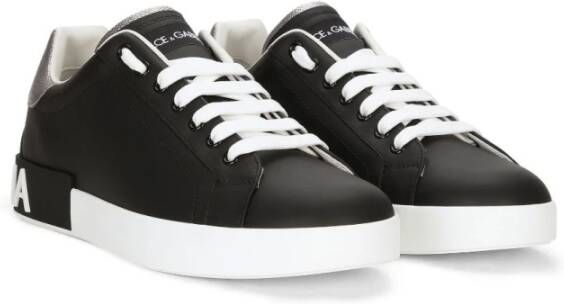 Dolce & Gabbana Zwarte Sneakers voor Mannen Stijlvol