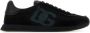 Dolce & Gabbana Suède lage sneakers met ronde neus Black Heren - Thumbnail 1