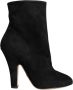 Dolce & Gabbana Zwarte Suède Leren Enkellaarzen Black Dames - Thumbnail 7