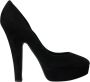 Dolce & Gabbana Stijlvolle Suede Platform Hakpumps Black Dames - Thumbnail 1