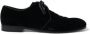 Dolce & Gabbana Elegante Zwarte Fluwelen Derby Schoenen Black Heren - Thumbnail 19