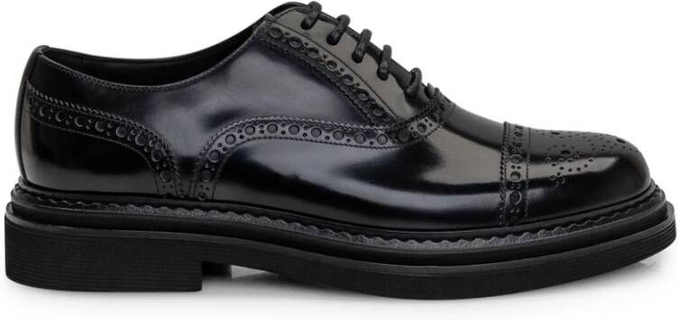 Dolce & Gabbana Veterschoenen in Oxford-stijl van leer Black Heren