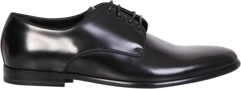 Dolce & Gabbana Zwarte platte schoenen Derby Antik Black Heren - Foto 4