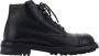 Dolce & Gabbana Zwarte Veterschoenen Enkellaarsjes voor Heren Black Heren - Thumbnail 10