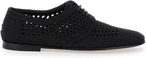 Dolce & Gabbana Gevlochten leren schoen met veters - Foto 3
