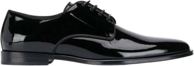 Dolce & Gabbana Zakelijke Schoenen Zwarte Derby Schoenen Black Heren